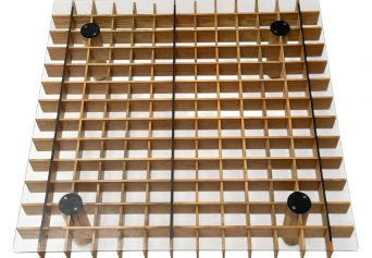 XL Kyoto Graphic Coffee Table by Gianfranco Frattini for Ghianda / Knoll, 1974